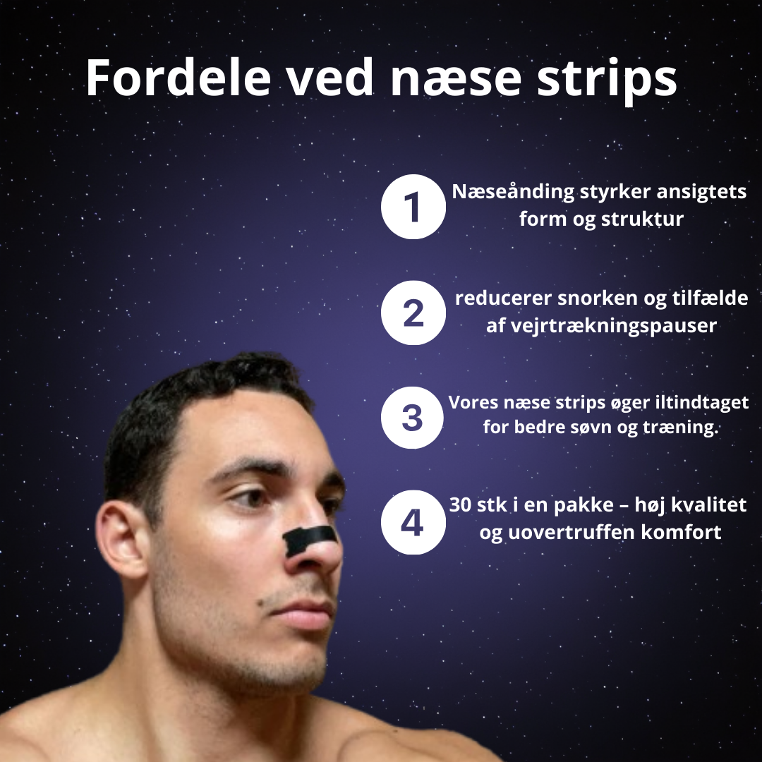 Næsetrips kraftig - sort